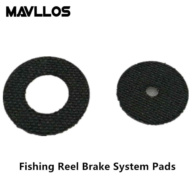 

Mavllos High Carbon Fiber DIY Fishing Accessory Brake System Pads For Fishing Baitcasting Spinning Reels Suit For Daiwa Abu