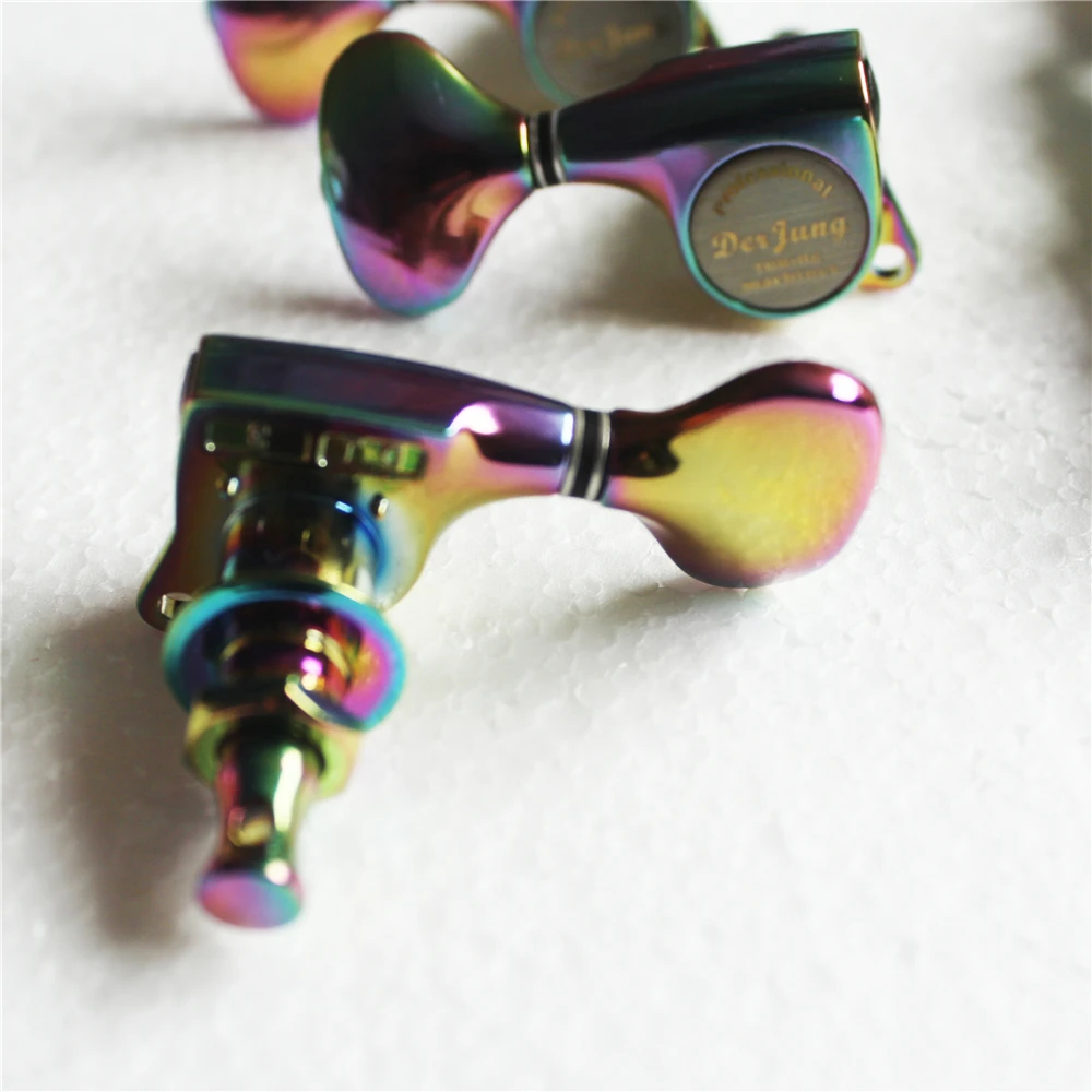 

1 set 6 pcs Grover tuner, Grover guitar machine tuner, rainbow, gold and silver color