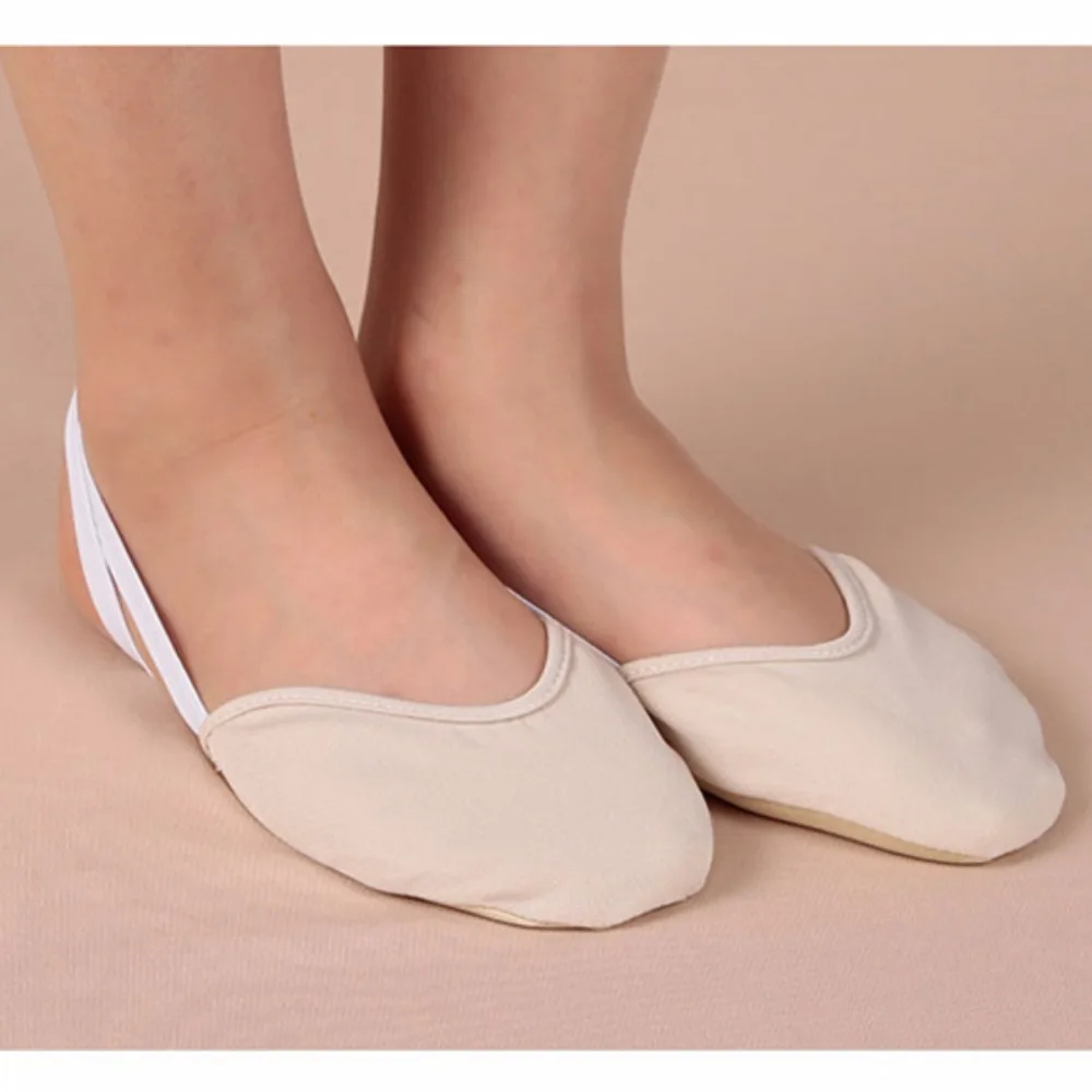 

Half Soft Sole Dancing Shoes Ballet Pointe Dance Shoes Gym Rhythmic Sportswear Gymnastics Slippers 2 Colors