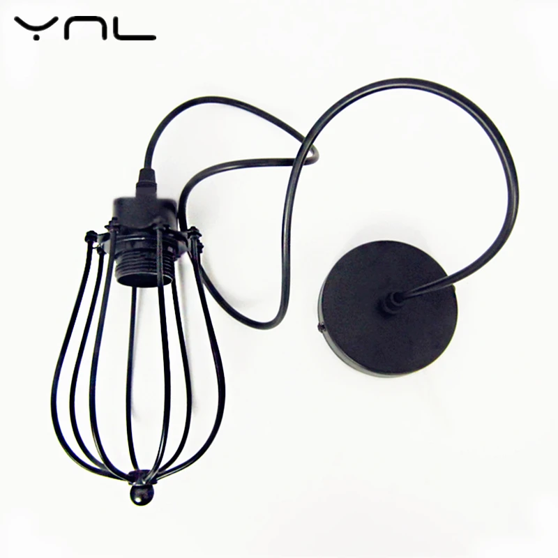 

LED Pendant light E27 retro Edison bulb light loft American country industry Warm Vintage iron Lamps pendant lamp lighting