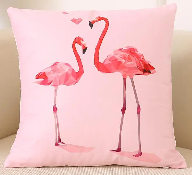 Индивидуальные растения тропические Чехлы для подушек тропический фарут Розовый фламинго декоративные наволочки вечерние Diy - Цвет: A4