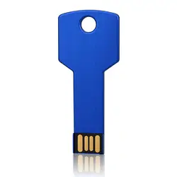 J-boxing металлический, в форме ключа USB флеш-накопитель 32 Гб 64 ГБ USB 2,0 флеш-накопитель 8 Гб 16 Гб компьютер планшет синий