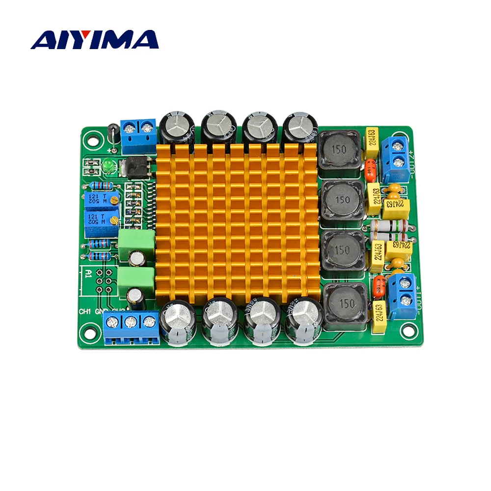 

Aiyima TK2050 Digital Audio Amplifier Board Class T Stereo Dual Channel HIFI High Power Amplifier Board 2X50W