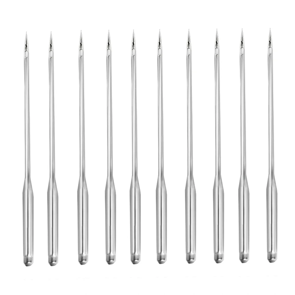 

10PCS Stainless Steel Needle Domestic Sewing Machine Needles DIY Threading Overlock Sewing Machine Accessories