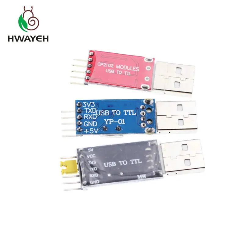 3 шт./лот = 1 шт. PL2303HX+ 1 шт. CP2102+ 1 шт. CH340G USB для ttl для arduino USB для UART ttl модуль