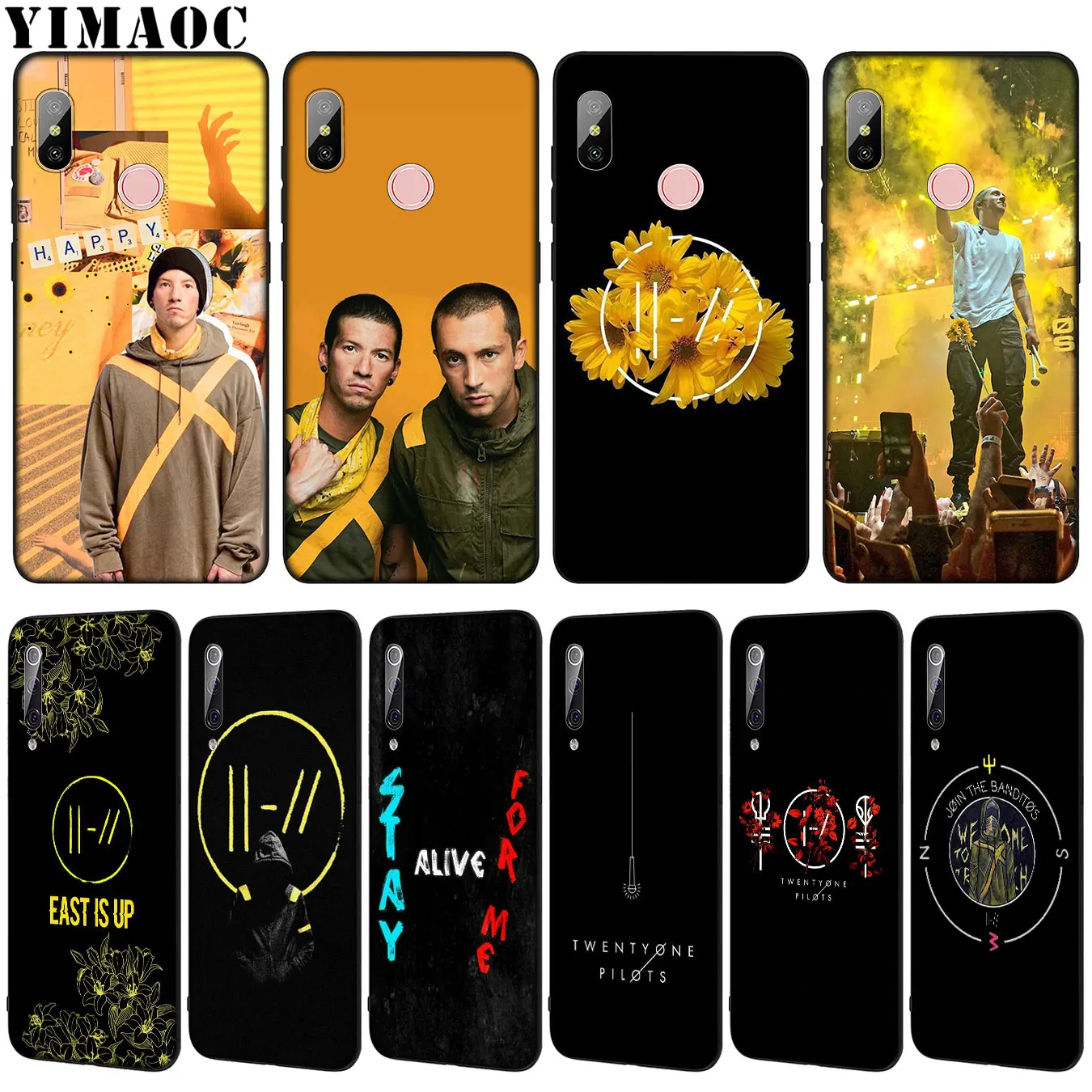 YIMAOC Twenty one pilots pop Мягкий силиконовый чехол для телефона Xiaomi Mi 10 9 9T CC9 CC9E 8 SE A3 Pro A1 A2 Lite