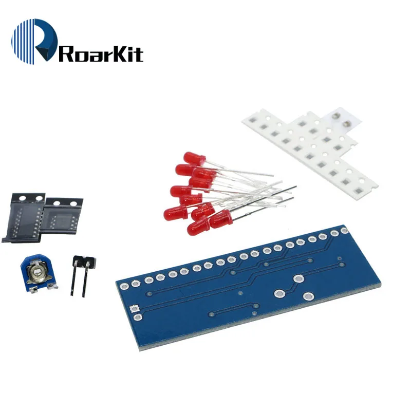 Электронные Наборы DIP/SMD NE555 + CD4017 электронный комплект с десятичным счетчиком