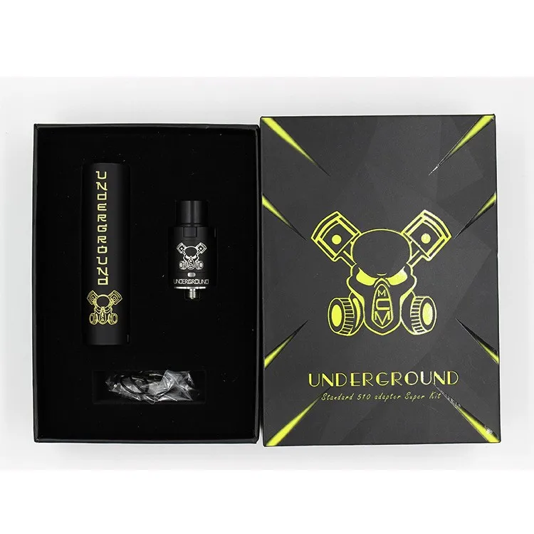 Newest-E-Cigarette-Underground-Kit-With-22mm-Diameter-rda-vape-mod-mechanical-huge-vapor-mod-fit