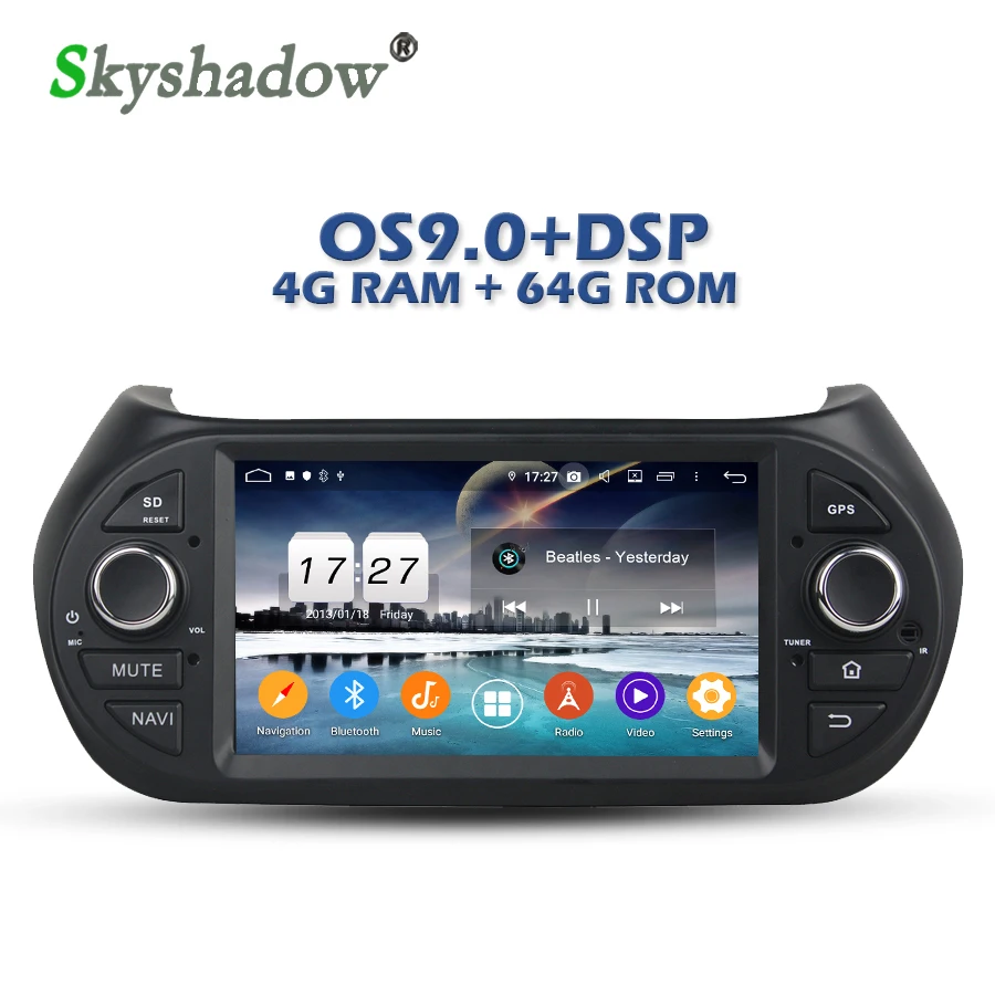 Top IPS DSP Android 9.0 4GB RAM 64GB ROM Car DVD Player Wifi 4G Bluetooth RDS RADIO GPS Map For FIAT/Fiorino/Qubo/Citroen/Nemo/Peuge 0 Top IPS DSP Android 9.0 4GB RAM 64GB ROM Car DVD Player Wifi 4G Bluetooth RDS RADIO GPS Map For FIAT/Fiorino/Qubo/Citroen/Nemo/Peuge 0