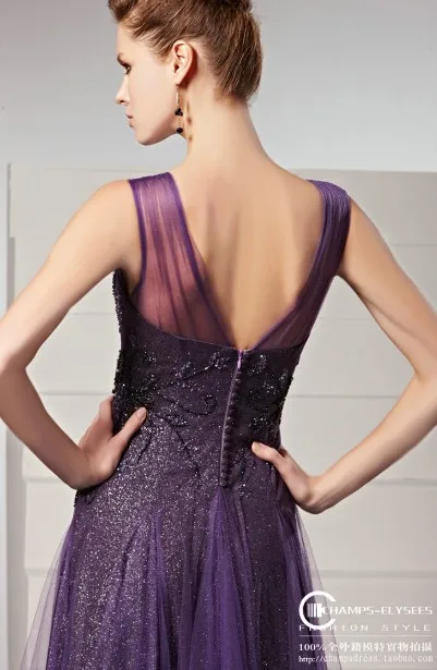 Бесплатная доставка, новая мода 2019, vestidos de festa, повседневное длинное формальное фиолетовое Бисероплетение, элегантное платье для матери
