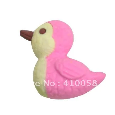 

Very Cute Duck eraser for baby bathing Birthday gifts eraser for classmate kawayi DIY school supplies eraser