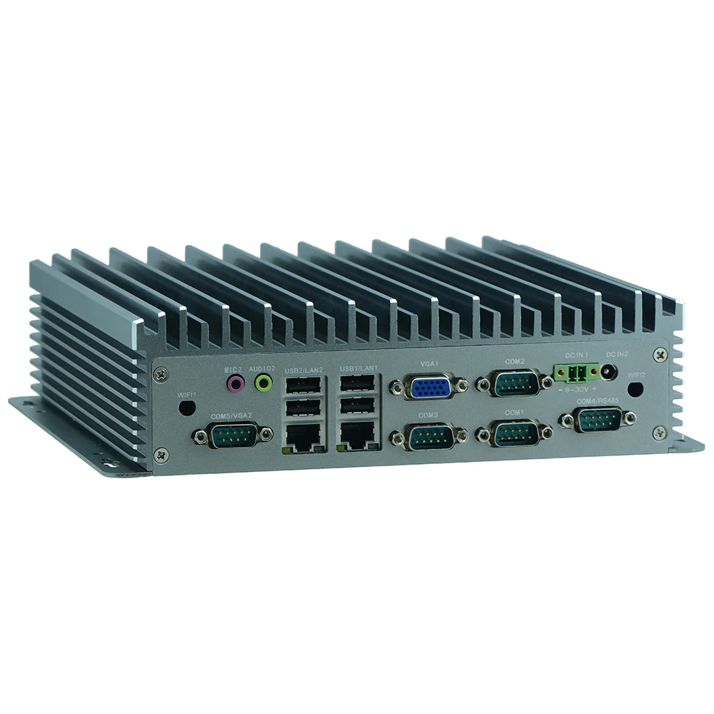 Partaker Q5 Industrial PC Fanless with 6 COM SIM Slot support 3G (4)