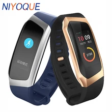 NIYOQUE Смарт Цвет Сенсорный экран IP67 Водонепроницаемый крови Давление кислорода в крови монитор сердечного ритма спортивный браслет для Xiaomi