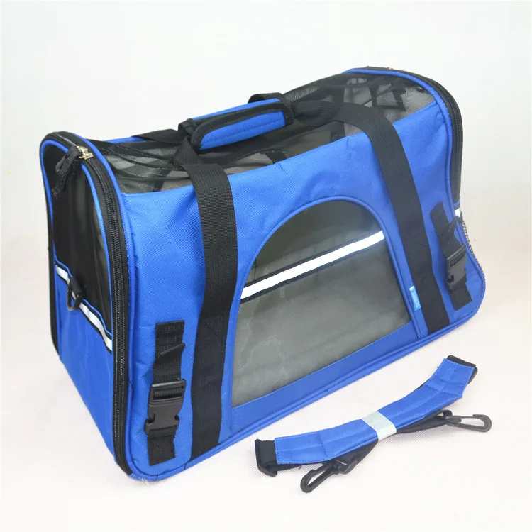 Переносная сумка для домашних животных, рюкзак для собак, кошек, переноска для путешествий, плюшевый исходящий пакет с кашемировая прокладка, сумка на плечо, сумка для домашних животных, сумка для собак - Цвет: Royal blue