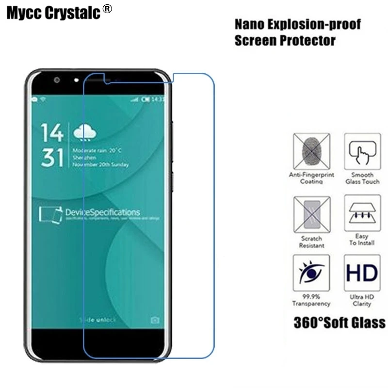 

Mycc crystalc Nano Explosion-proof Soft Glass Protective Screen Protector Film For Doogee Y6 Screen Protector Film