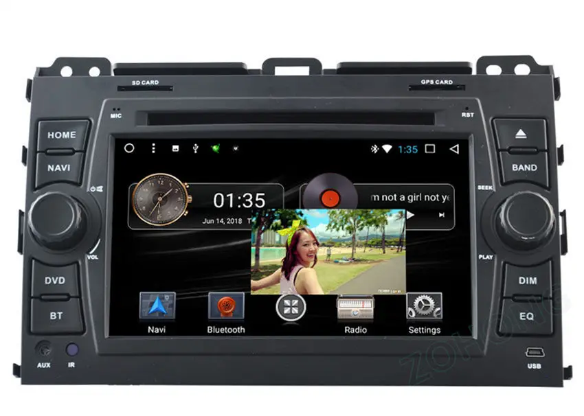 Flash Deal 2 din PIP Split Screen Android Car DVD Player GPS for Toyota Prado 120 Land Cruiser 120 CAR Navigation Radio RDS BT WIFI Map 17