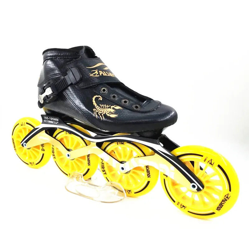 Pasendi/Профессиональная обувь для скоростного катания на коньках из углеродного волокна для женщин/мужчин, роликовые коньки, гоночная обувь для взрослых и детей, для катания на коньках, patines soy luna