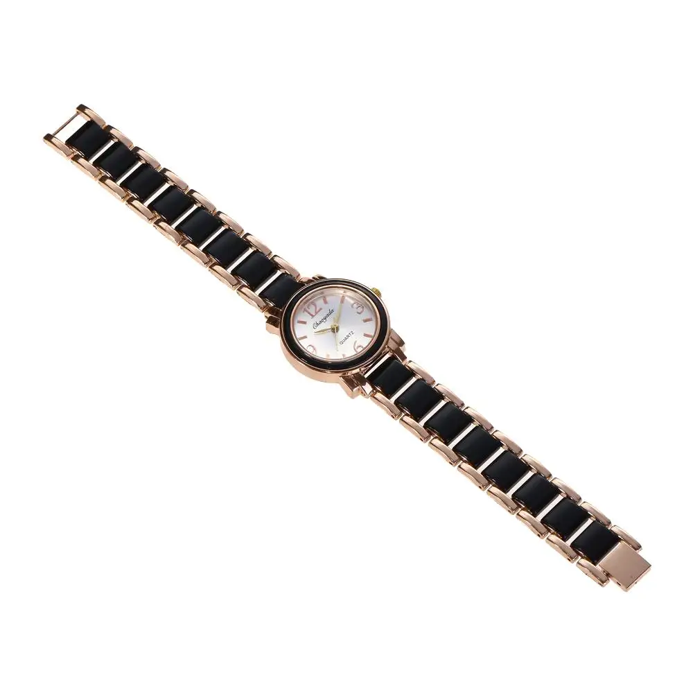 CYD Брендовые женские часы-браслет, модные женские часы для офиса, кварцевые часы, белые Наручные часы с имитацией керамики, водонепроницаемые часы
