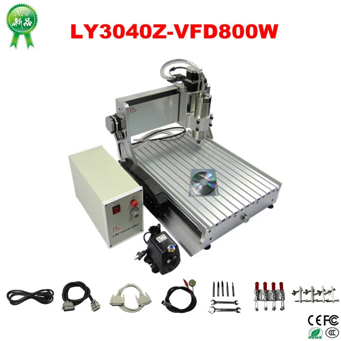 

New CNC Series LY3040Z-VFD800W 3Axis 110V/220V Universal CNC Engraving Machine