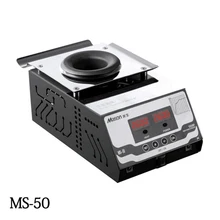 MS-50 бессвинцовый титановый сплав припой горшок цифровой дисплей 250 Вт расплава олова 0,6 кг температура регулируемая для плавления олова печи