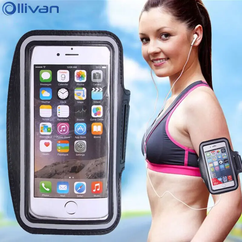 

Oliivan Running Cover Bags Phone Bag for iPhone 7 8 6 s Waterproof Outdoor Sport Arm Bag Running Gym Phone Accessories Cover Bag
