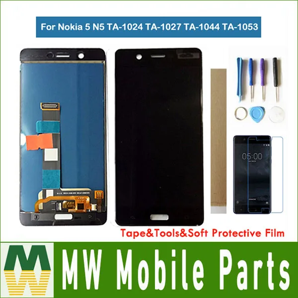 ЖК-дисплей 5 2 дюйма для Nokia N5 TA-1024 TA-1027 TA-1044 TA-1053 + дигитайзер сенсорного экрана в