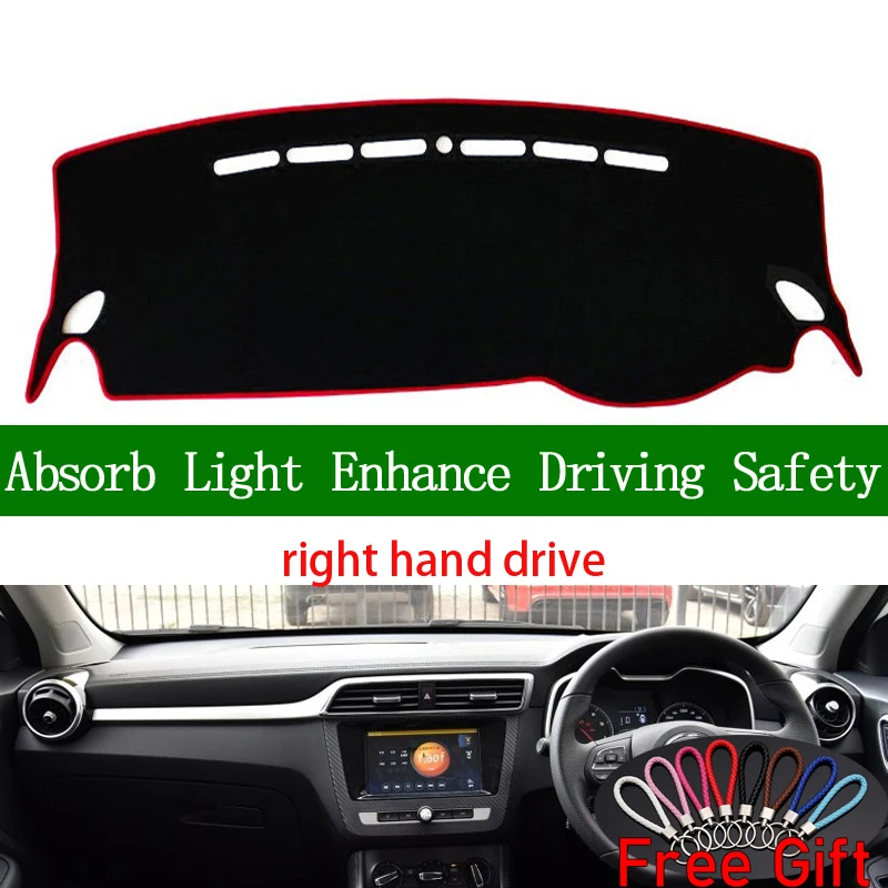 

For MG ZS EZS 2017 2018 2019 Right Hand Drive Dashboard Cover Car Stickers Sun Shade Dash Mat Carpet Interior Accessories