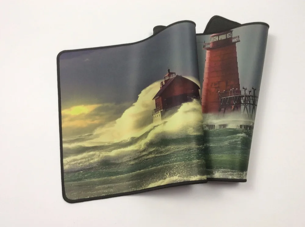 Mairuige Lighthouse Big Deal Diy Personalized Custom Your Photo Printed Gamer Gaming Rectangle Mouse Pad PC Computer Rubber Mat