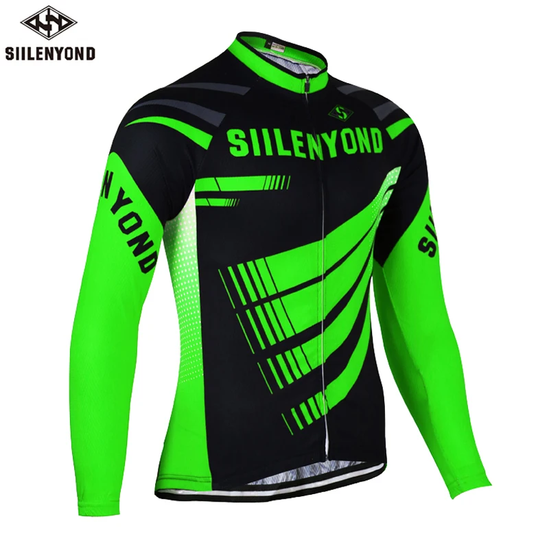 

Siilenyond Winter Keep Warm Winter Cycling Jersey Thermal Fleece MTB Bike Cycling Clothing Racing Bicycle Clothes
