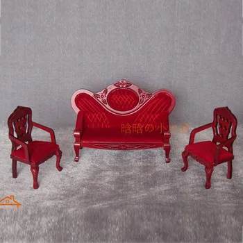 

1:12 Cute MINI Dollhouse Miniature Three chairs