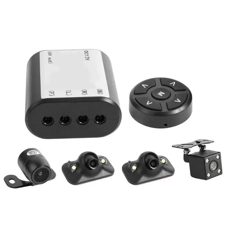 

360 Degree Bird View System 4 Camera Panoramic Smart Car Parking Cam System