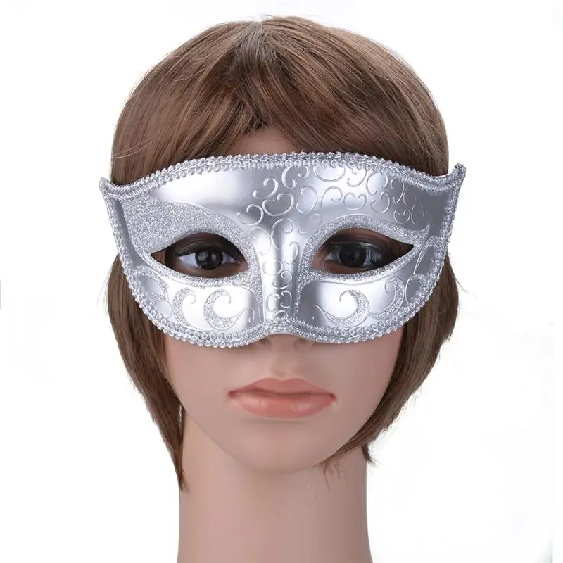 Унисекс маскарадный маска на пол-лица Венецианская маска косплей маска для Хэллоуина