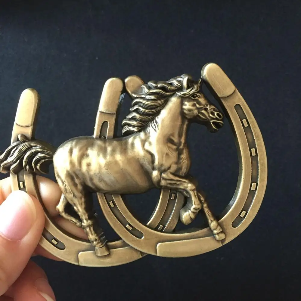 

2016 New Horse Horseshoe Western Belt Buckle Gurtelschnalle Boucle de ceinture Free Shipping