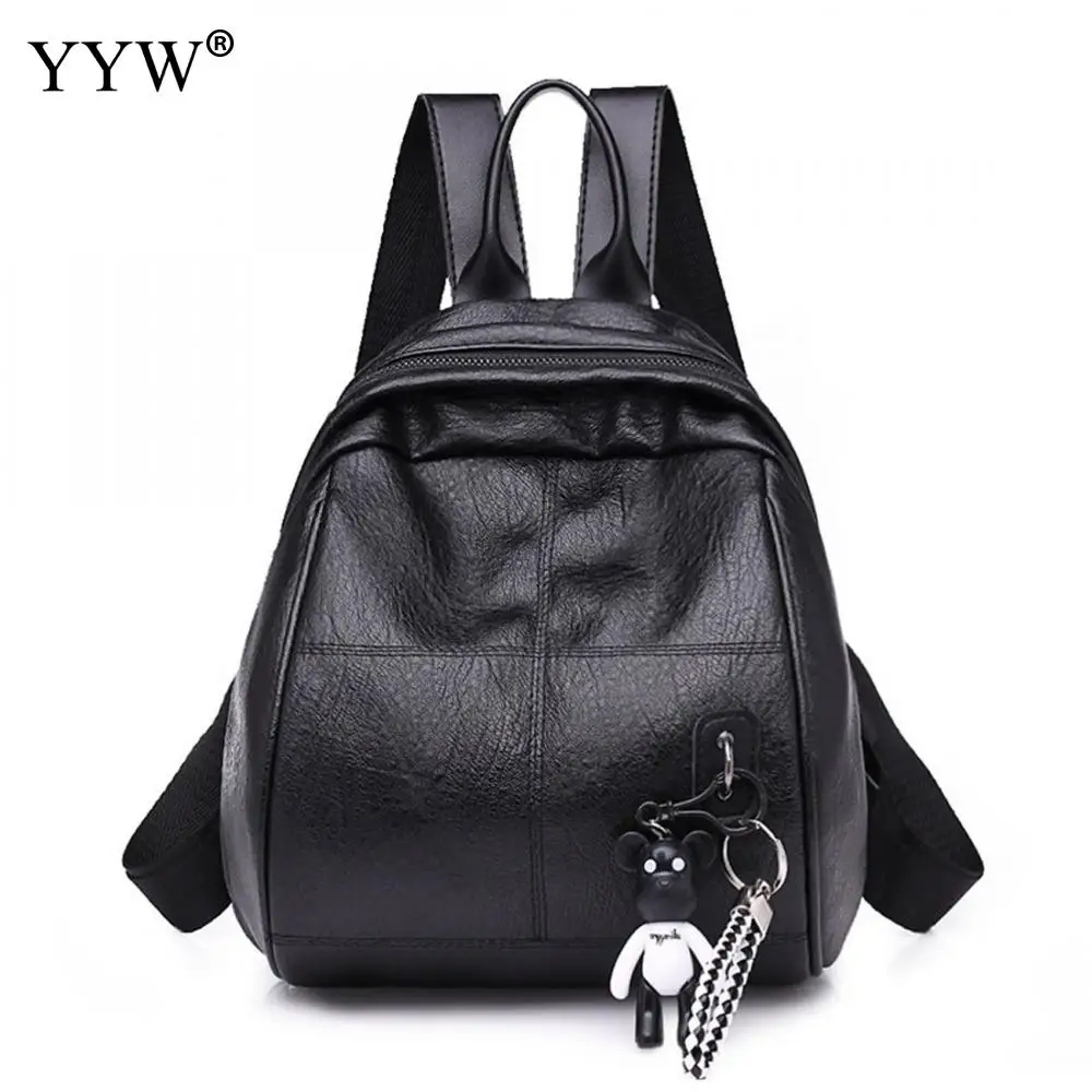 

Brown Plaid PU Leather Small Backpack Female Ita Bag School Backpacks for Children New Multifunction Lady's Crossbody Bags