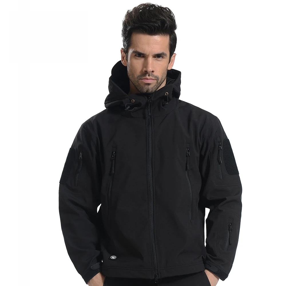 

Softshell Jacket Men Fleece Waterproof Windproof Warm Winter Camouflage Windbreaker Hiking Hunting Coat Military Jacket Tactical