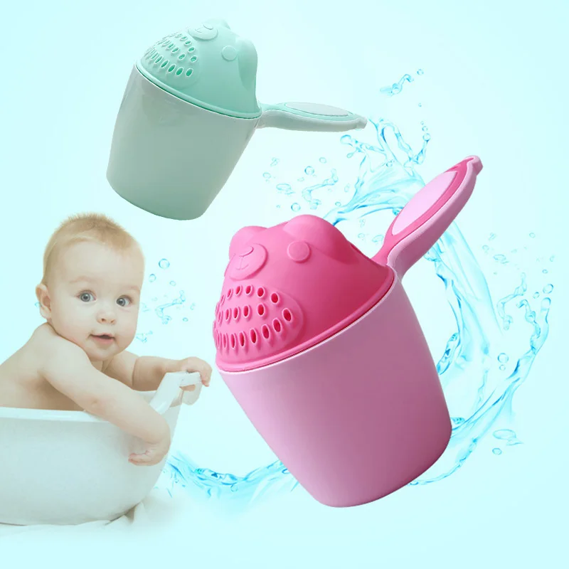 Baby Spoon Shower Bath Water Swimming Bailer Shampoo Cup Children Bath Accessories 88 NSV775