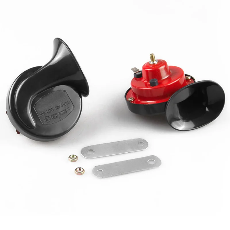 

2Pcs Car Auto Truck Electric Vehicle Horn Snail Horn Sound Level 110dB