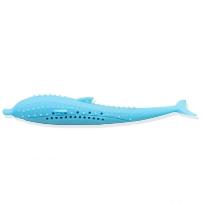 Soft Silicone Mint Fish Cat Toy Catnip Pet Toy Clean Teeth Toothbrush Chew Cats Toys 