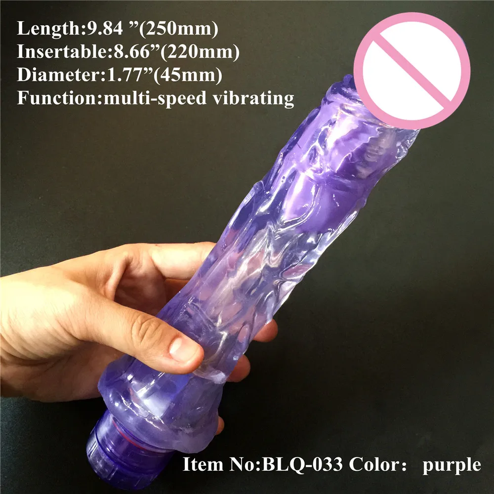 Multi speed Vibrating or not 7-10 inch Long insertable Big Dildo Vibrator Dick Dong Penis sex toy sex products for woman