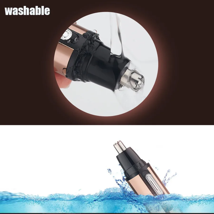 Nose Ear Face Neck Eyebrow Hair Trimmer Shaver Clipper 12
