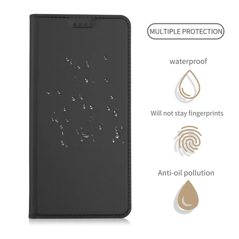 

Newest Arrival for ASUS ZenFone 5z Phone Case, Luxury Plain Business Card Pocket for ASUS ZenFone 5z Flip Leather Case Magnetic