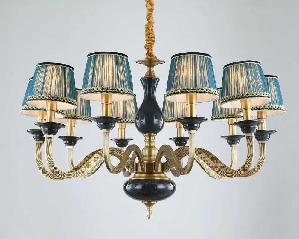 modern copper dining room chandelier