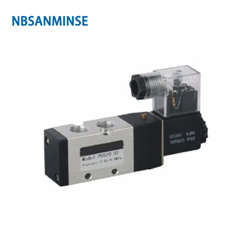 

PU520 - 02 / 03 / 04 Air Control Valve Solenoid Valve Normal Temperature Electrical Pneumatic Valve Sanmin