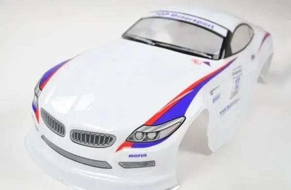 

Ewellsold 042 190mm PVC painted 1/10 Shell body for 1:10 1/10 RC car white/silver 2pcs/lot