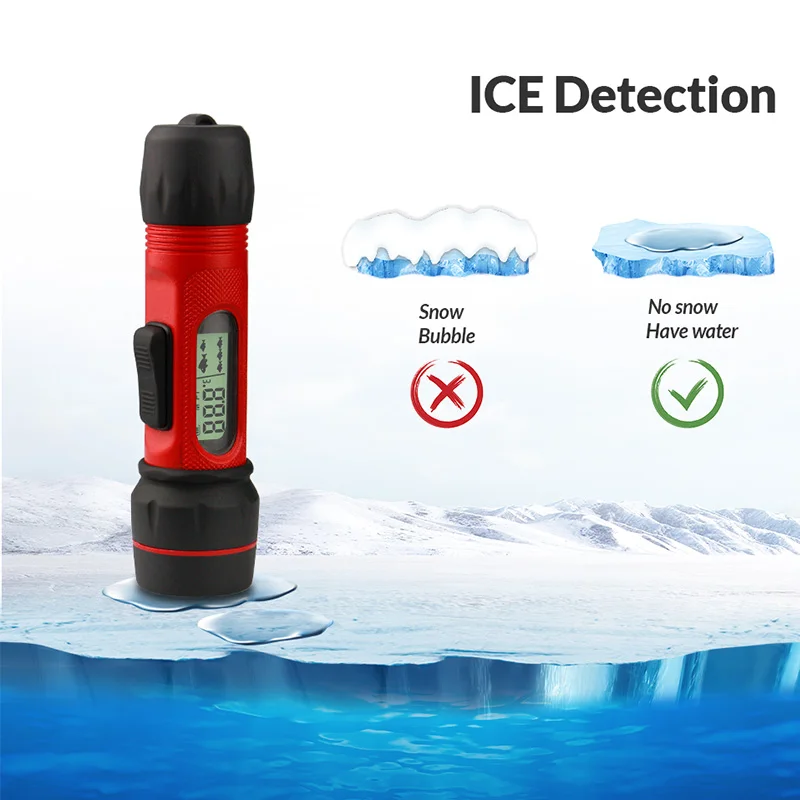 

Erchang Portable Fish finder Wireless Echo Sounder 0.8-90m Depth Digital Handle Transducer Sensor Sonar Ice Fishing Fishfinder