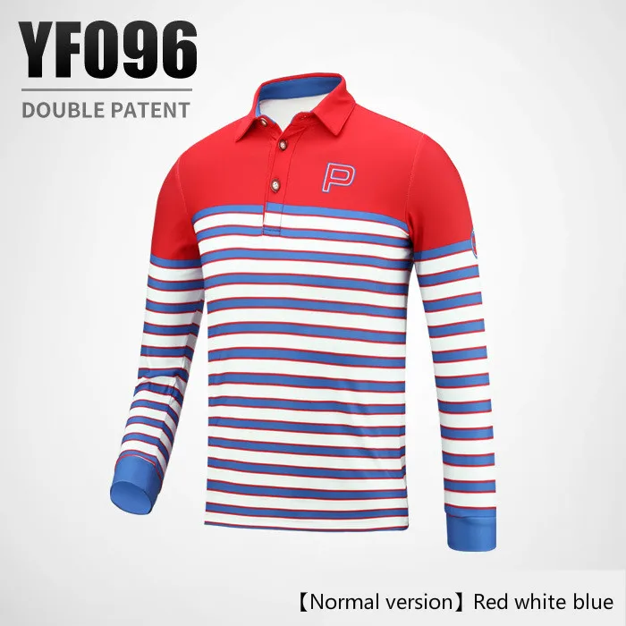 

2018 PGM Golf Wear Children's Long sleeved T-shirt Breathable Moisture Absorption Velvet Warm shirt for boy Size S-XL