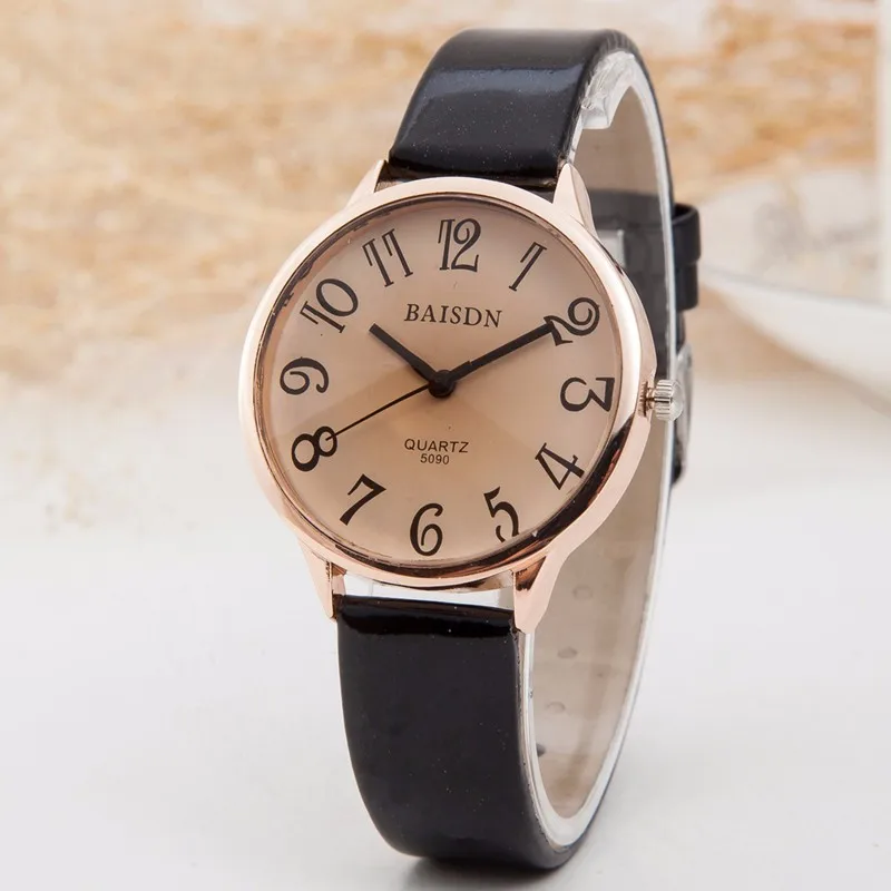 

New Simple Elegant Women Watches 2016 High-end Brand Wristwatches Fashion Ladies Leather Quartz Watch Reloj Mujer Clock Women