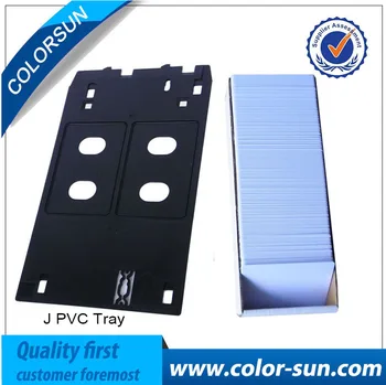 

1X pcs PVC Card Tray for Canon J + 50 pcs Blank Business Cards For Canon printing