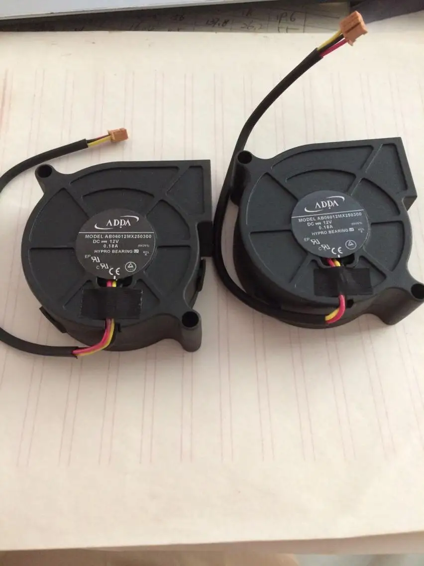 

Original ADDA 6025 6 cm 12 where v0. 18 a AB06012MX250300 60 * 60 * 25 mm turbo blower centrifugal fan