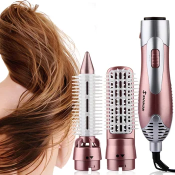 

1 Set 220-240V Electric Hair Curling Irons 1200W Styler Hair Blow Dryer Machine Brush Comb Straightener Curler Tool Hair Styling